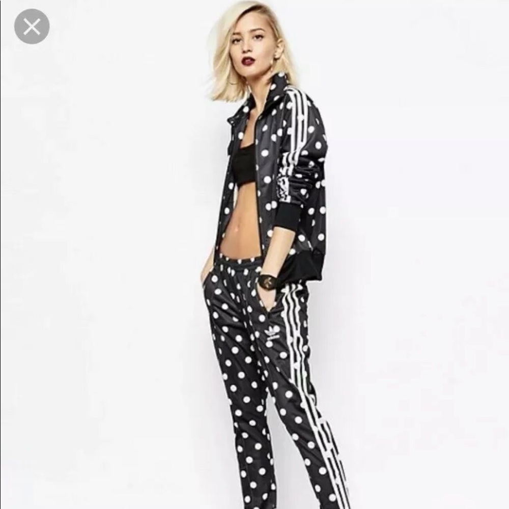Adidas Originals Polka Dot Jacket!! rare!! XS